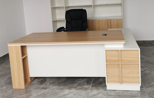 Customer photo review of Minimalist Modern Chinese-Style Executive Desk