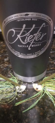 Customer photo review of Bundle (6) Custom Laser Engraved - 20oz Tumblers