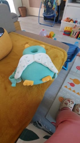 Customer photo review of Baby Head Protector Backpack Pillow For Kids