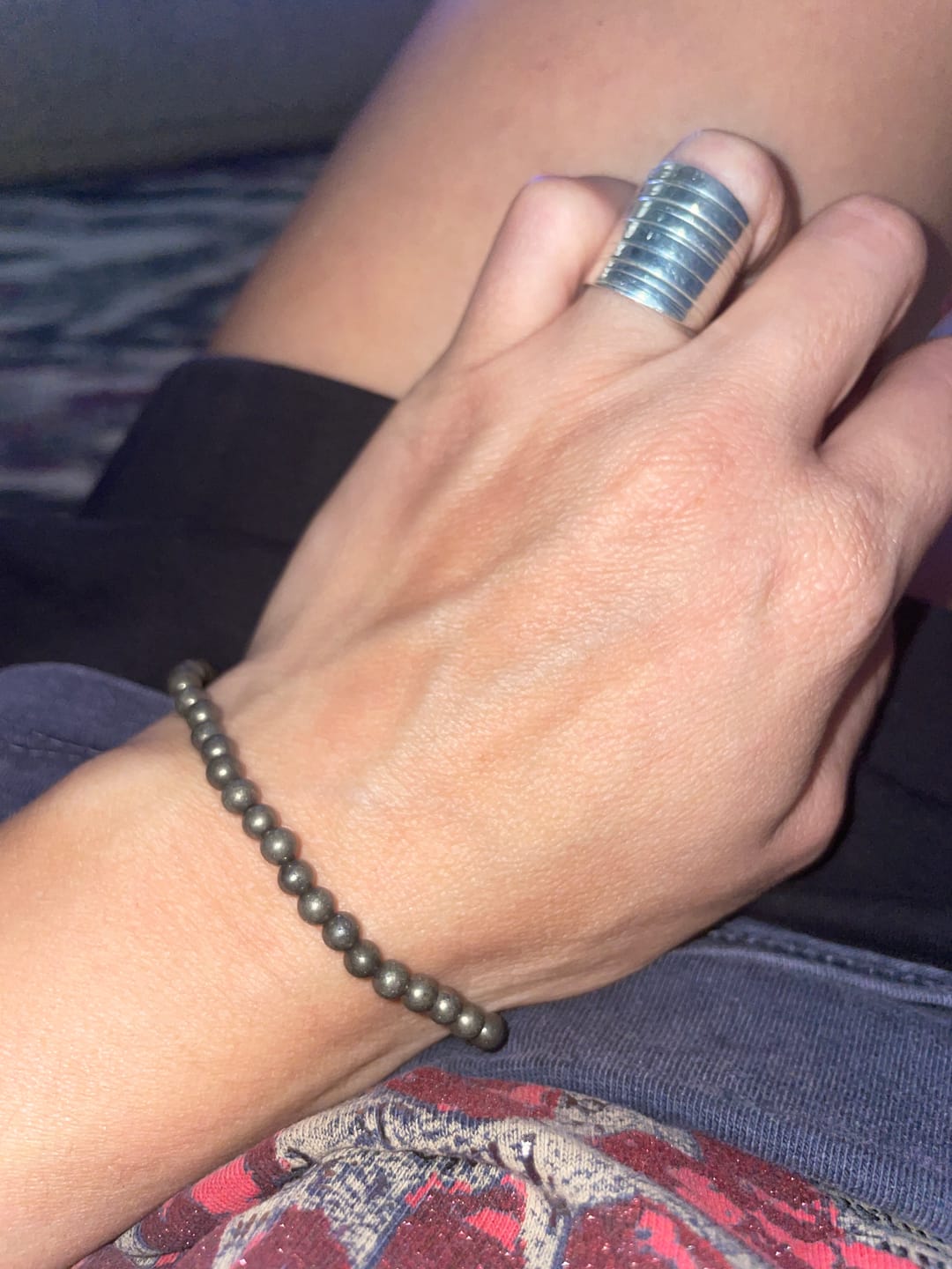 Customer photo review of Pulsera Pirita | 4mm | Abundancia - Positividad