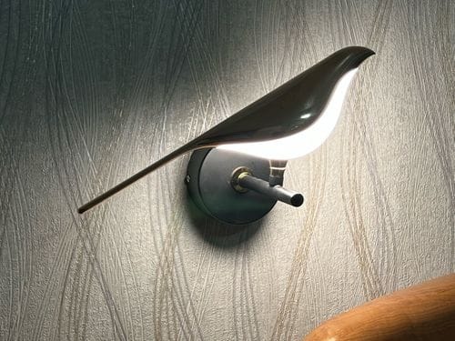 Customer photo review of Applique murale à LED | Oiseaux dorés