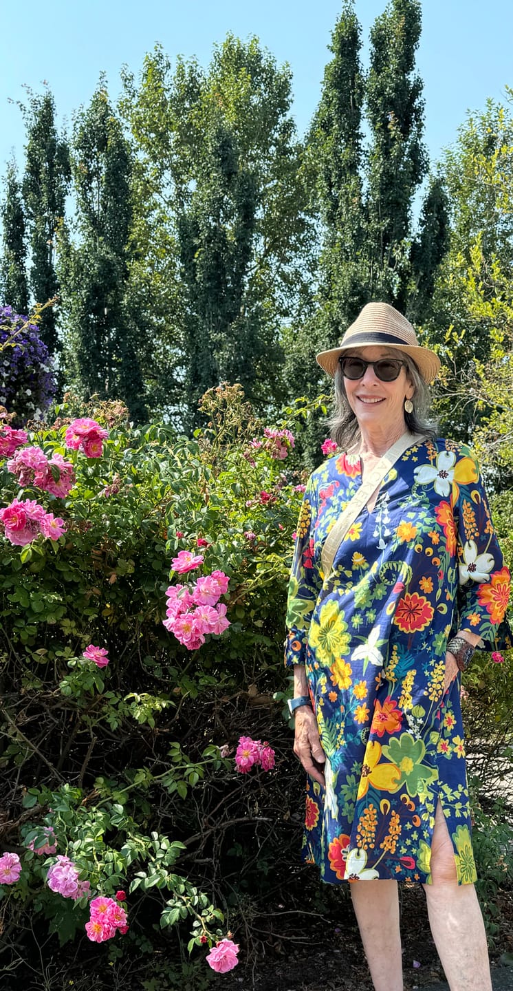 Customer photo review of ELLIE dress Woodland Navy