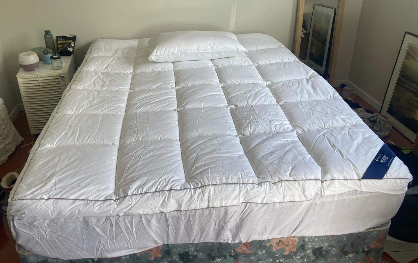 Customer photo review of Muscle Mat Luxury Mattress Topper