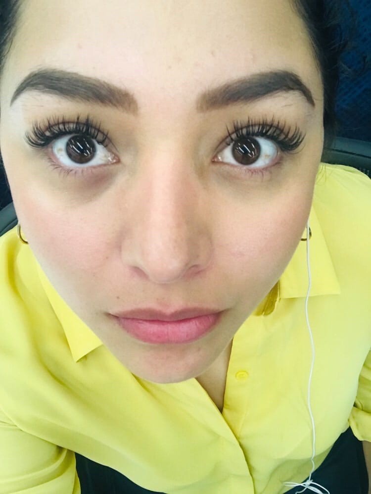 Customer photo review of Suero crecimiento de pestañas y cejas