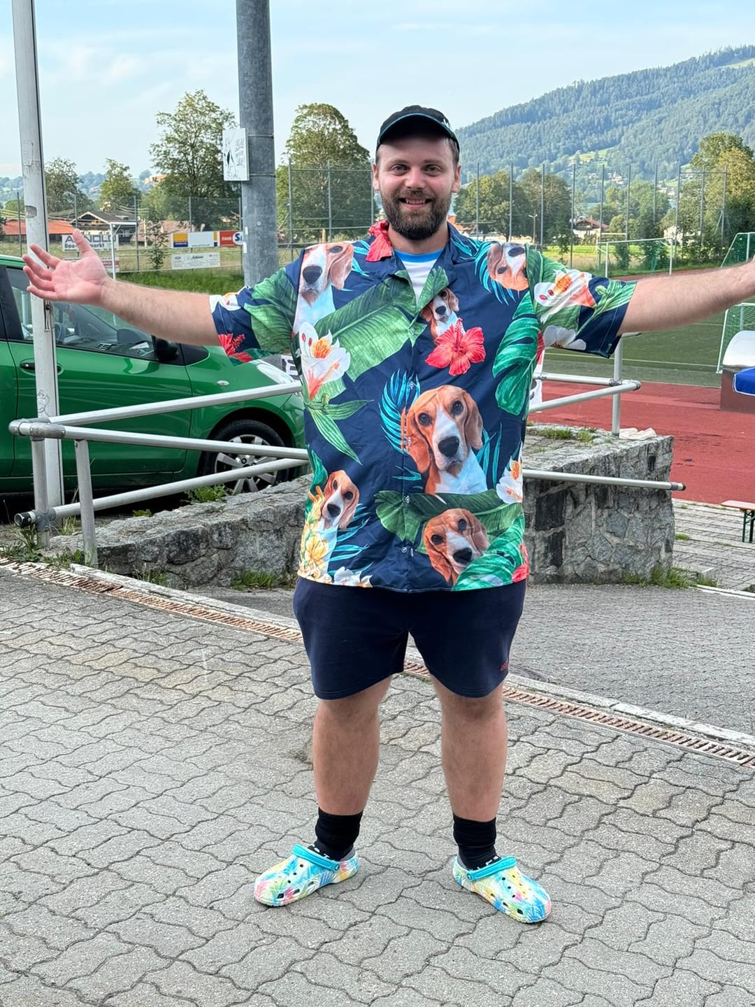 Customer photo review of Dein Foto - Individuelles Hawaiihemd