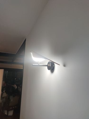 Customer photo review of Applique murale à LED | Oiseaux dorés