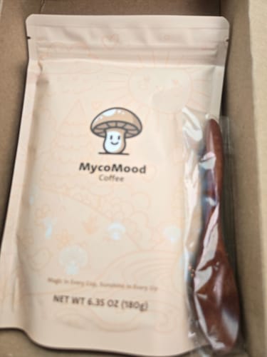 Customer photo review of MycoMood Mushroom Coffee Starter Kit - 30 Servings (Exclusive Launch Offer) $1 TRIAL! Limit One Per Customer