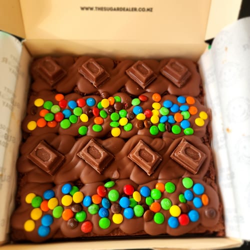 Customer photo review of Caramel brownie