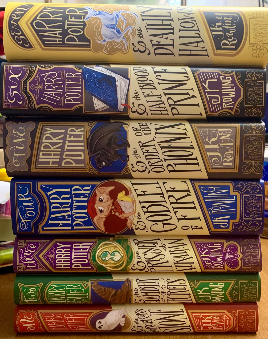 Customer photo review of Percy Jackson Dust Jackets