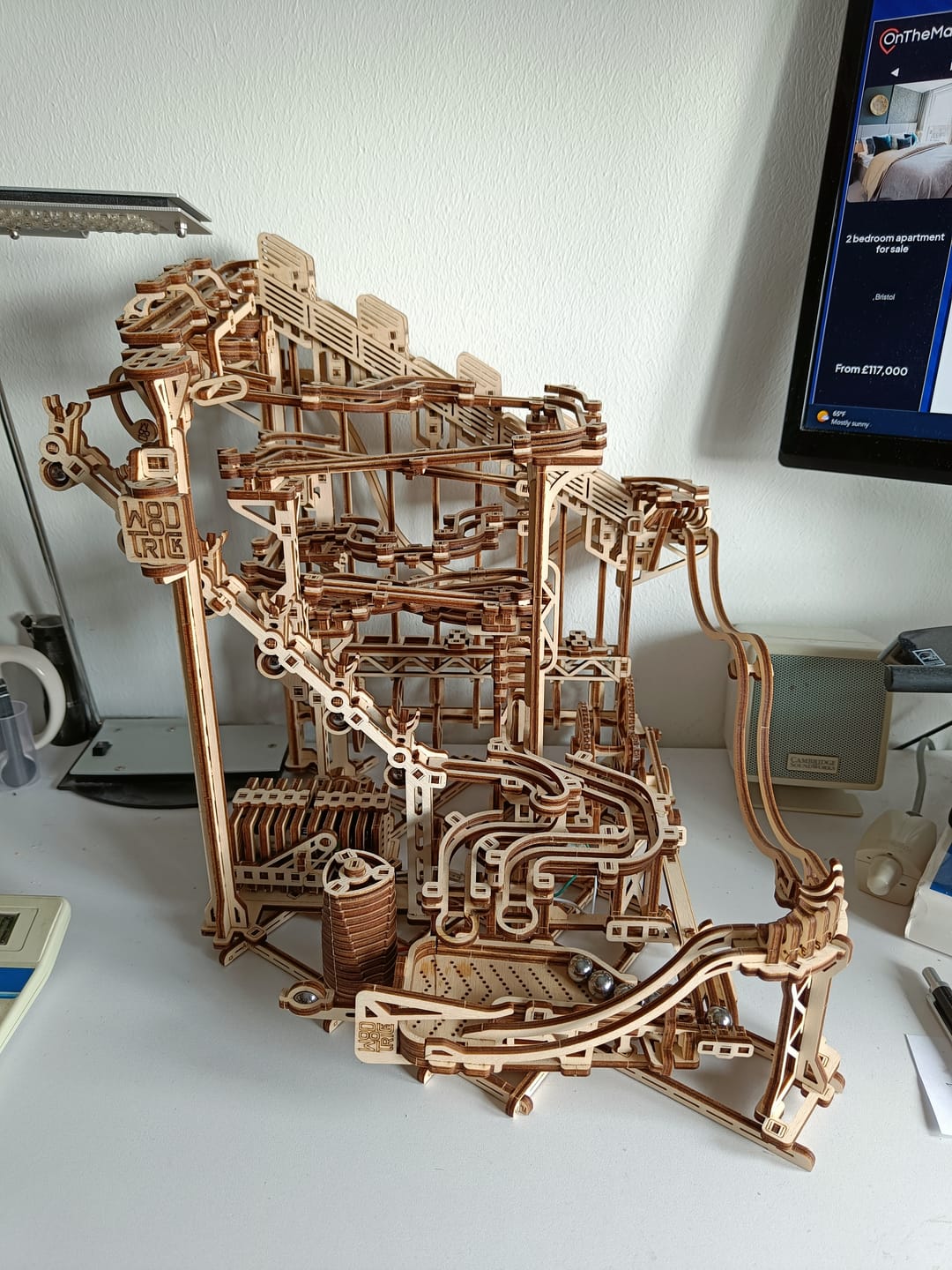 Customer photo review of Spiral Marble Run