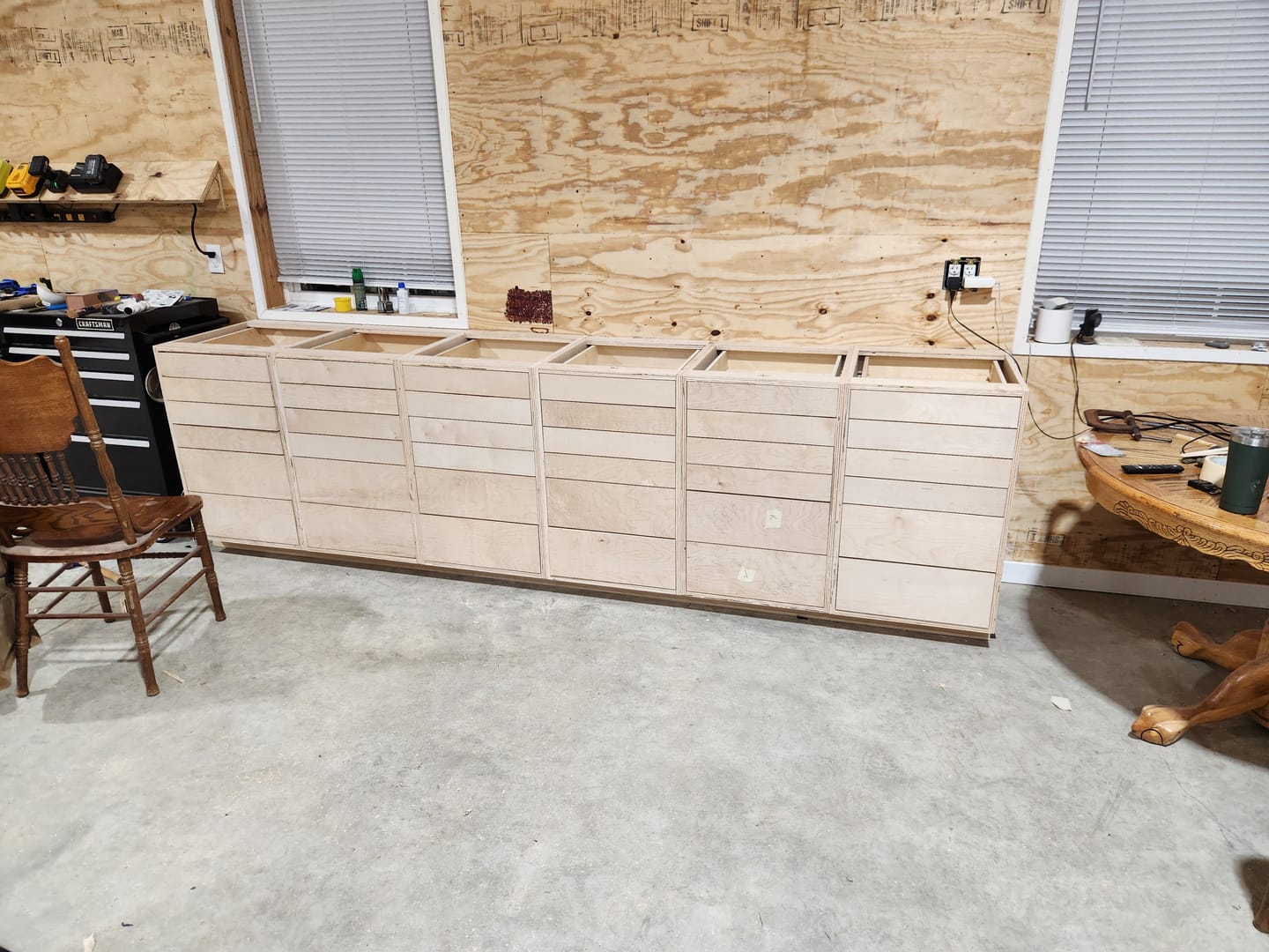 Customer photo review of DIY Base Shop Cabinet - DIGITAL DOWNLOAD