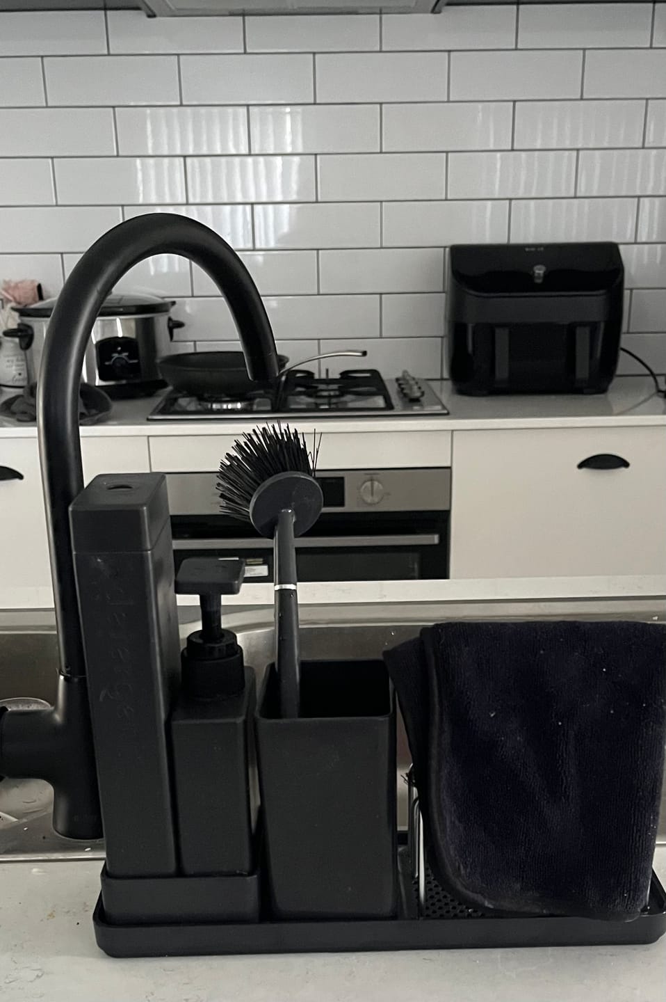 Customer photo review of Cool Frank Sink Organiser
