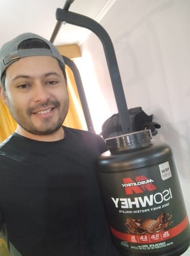 Customer photo review of Proteina Aislada MuscleTech IsoWhey 5 Lb