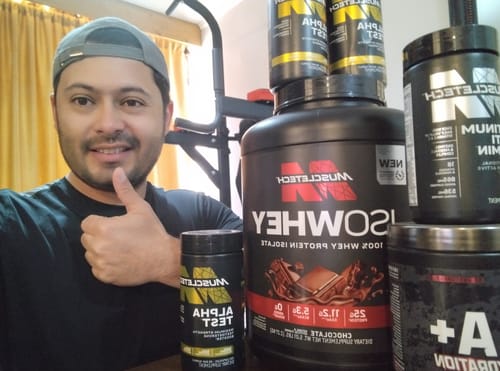 Customer photo review of Muscletech Alpha Test Precursor Natural Testosterona 120 Capsulas