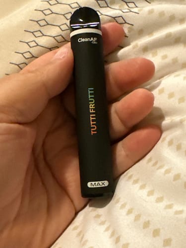 Customer photo review of 500mg CBD Vape Pen - Tutti Frutti