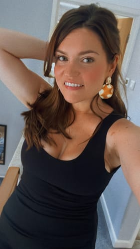 Customer photo review of Black Ruched Scoop Neck Shaping 'Orla' Maxi Dress - PRE ORDER dispatched on or before 31st July