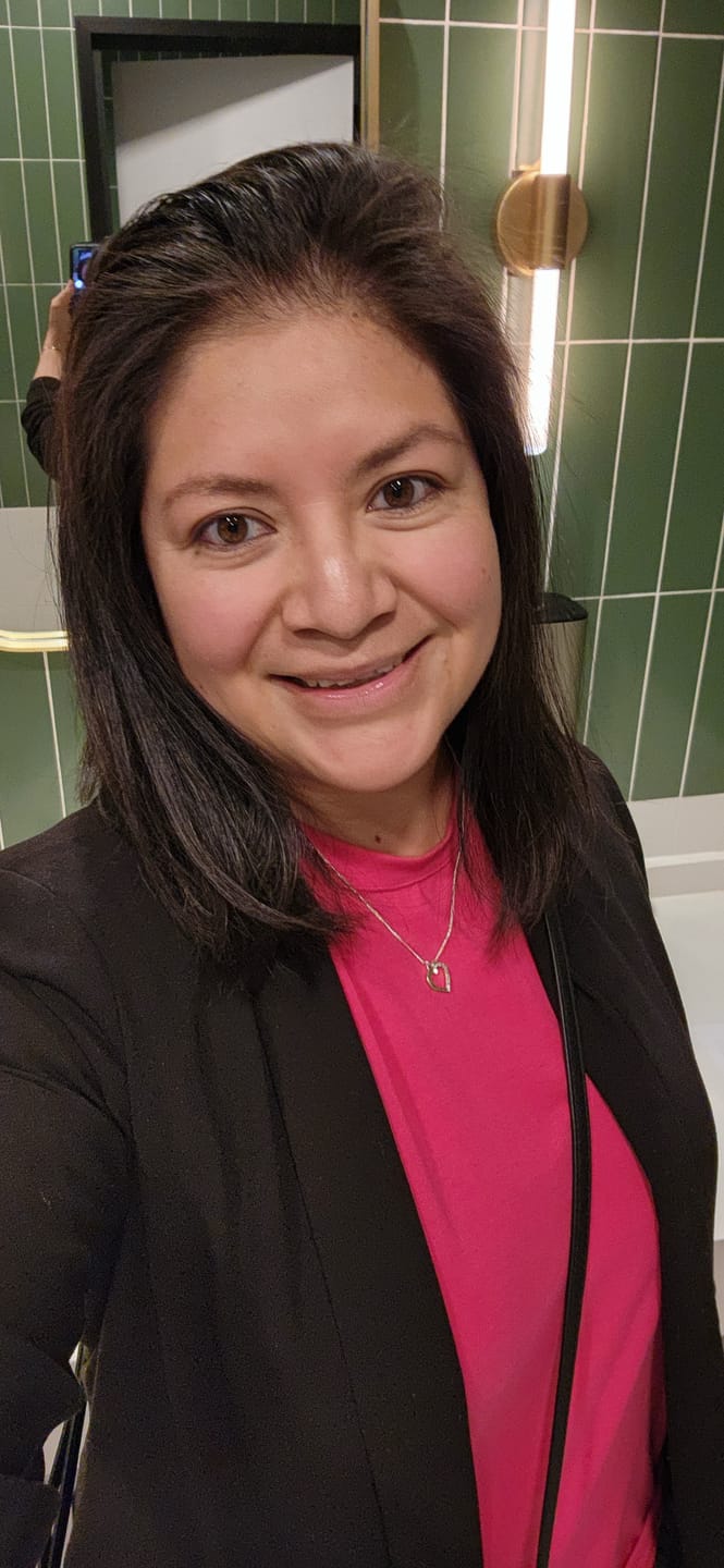 Customer photo review of Playera de lactancia con cierres •Fucsia•