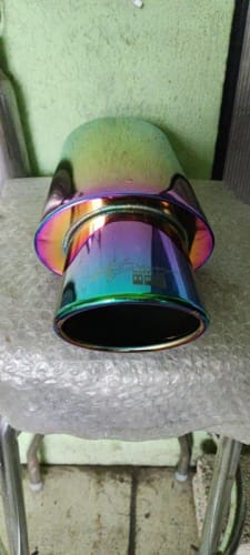 Customer photo review of Oval JDM Exhaust Muffler Silencer