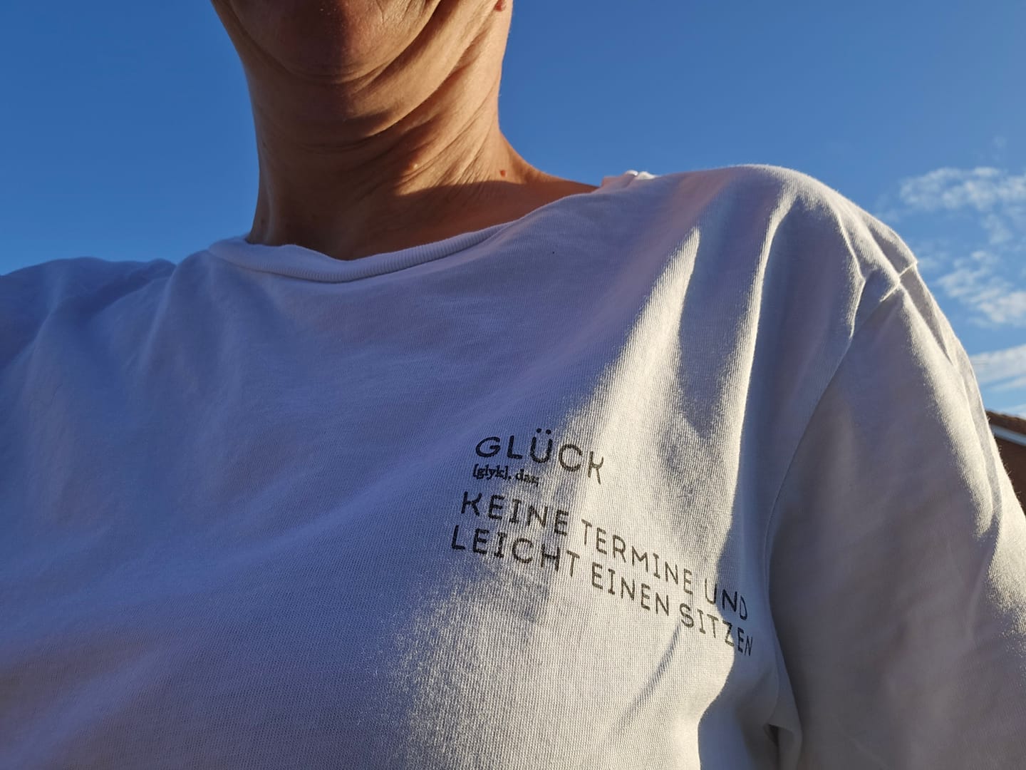 Customer photo review of [Glück] Keine Termine - Premium Unisex T-Shirt