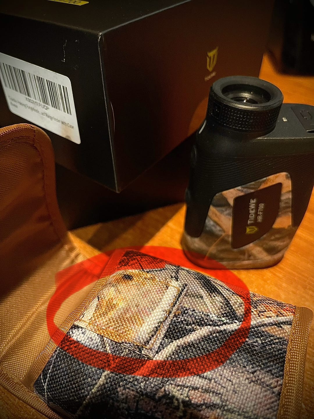 Customer photo review of FLASH SALE TideWe Camo Deer Hunting Rangefinder 700/1000Y Laser Range Finder