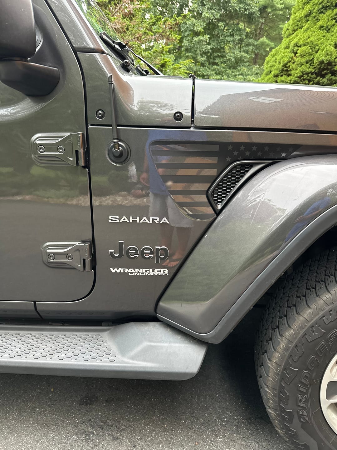 Customer photo review of Emblem Black-Out Kit | Overlay Set for Jeep Models (Cherokee, Wrangler, Gladiator & More)
