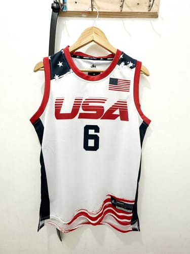 Customer photo review of USA Custom Basketball Jersey