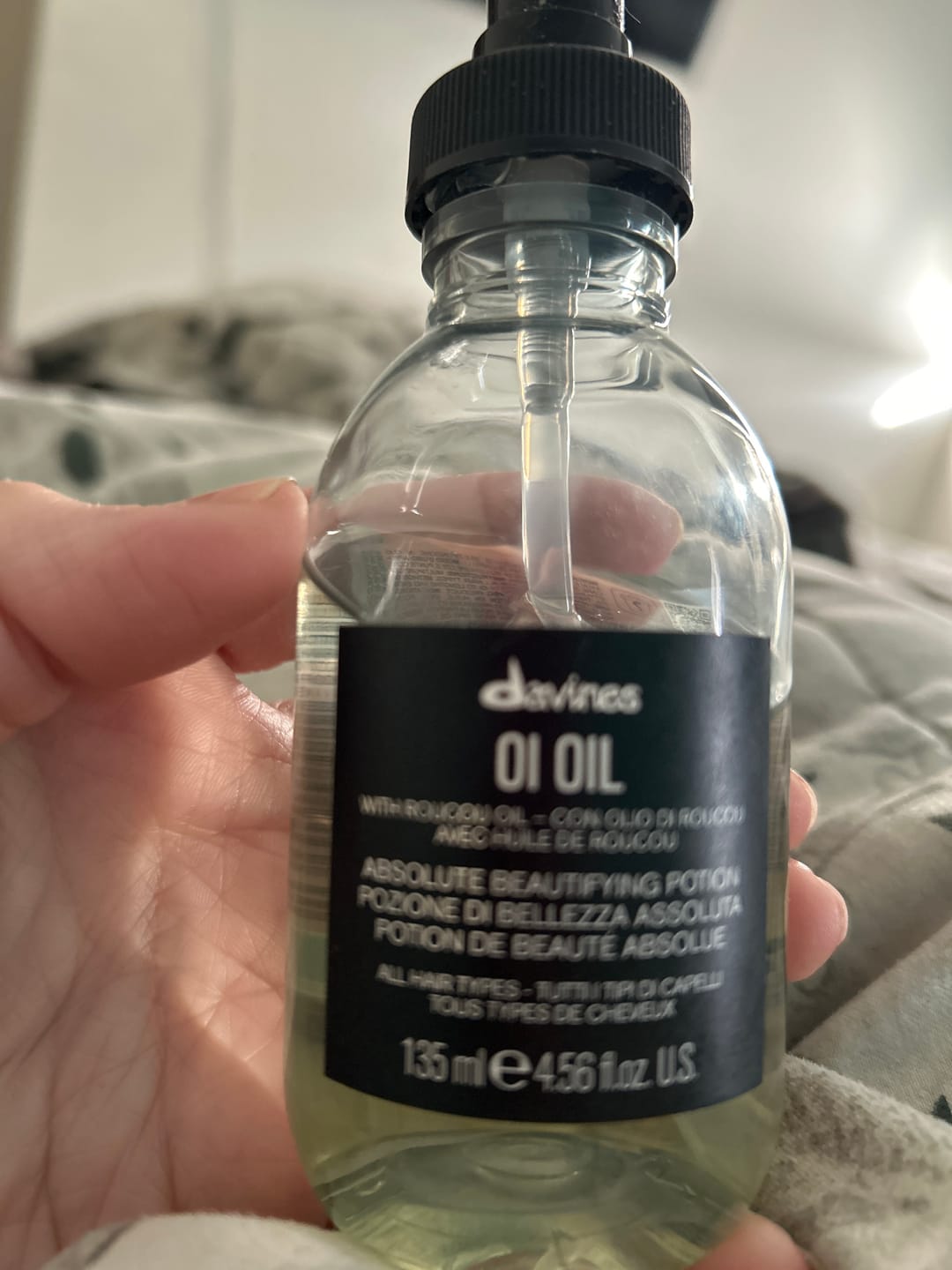 Customer photo review of Óleo Oi Oil Davines