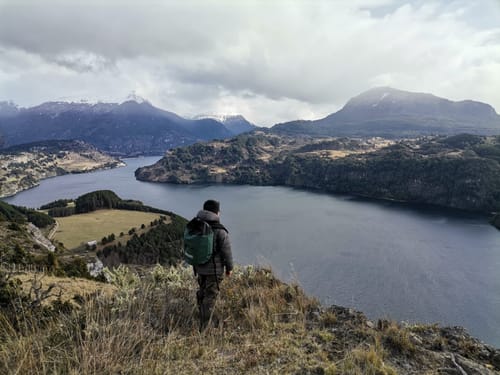 Customer photo review of Mochila Outdoor 30 Litros Impermeable DRYSAFE  Verde Petroleo