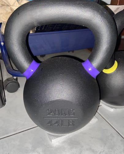 Customer photo review of Tydax Powder Coated Kettlebell