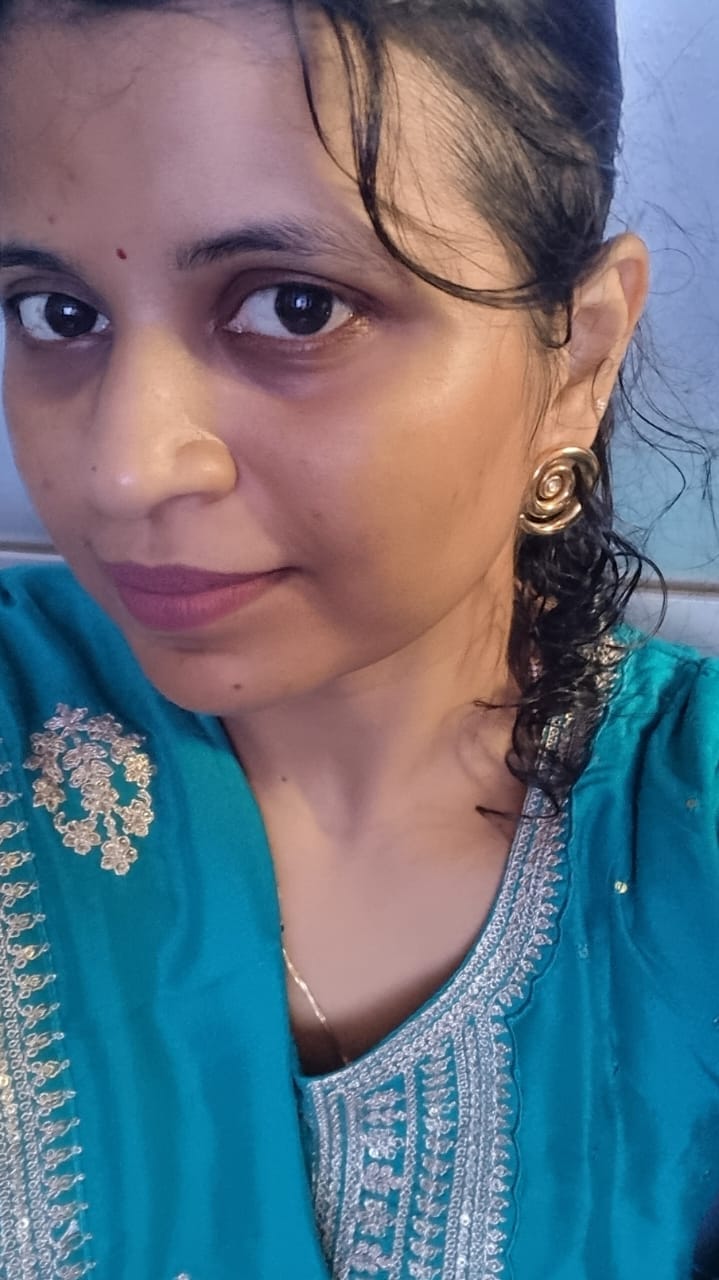 Customer photo review of Cosmic Swirl Earrings