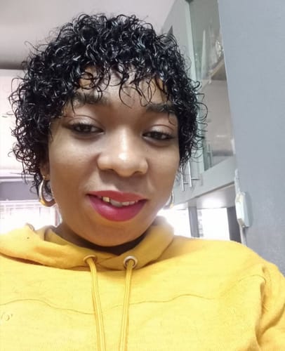 Customer photo review of Brazilian Full Cap Wig - Eva