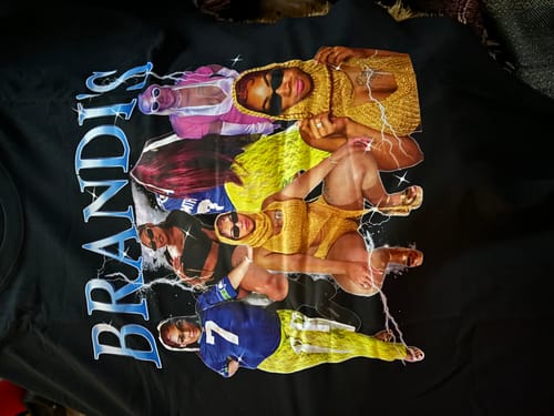 Customer photo review of CUSTOM VINTAGE TEE