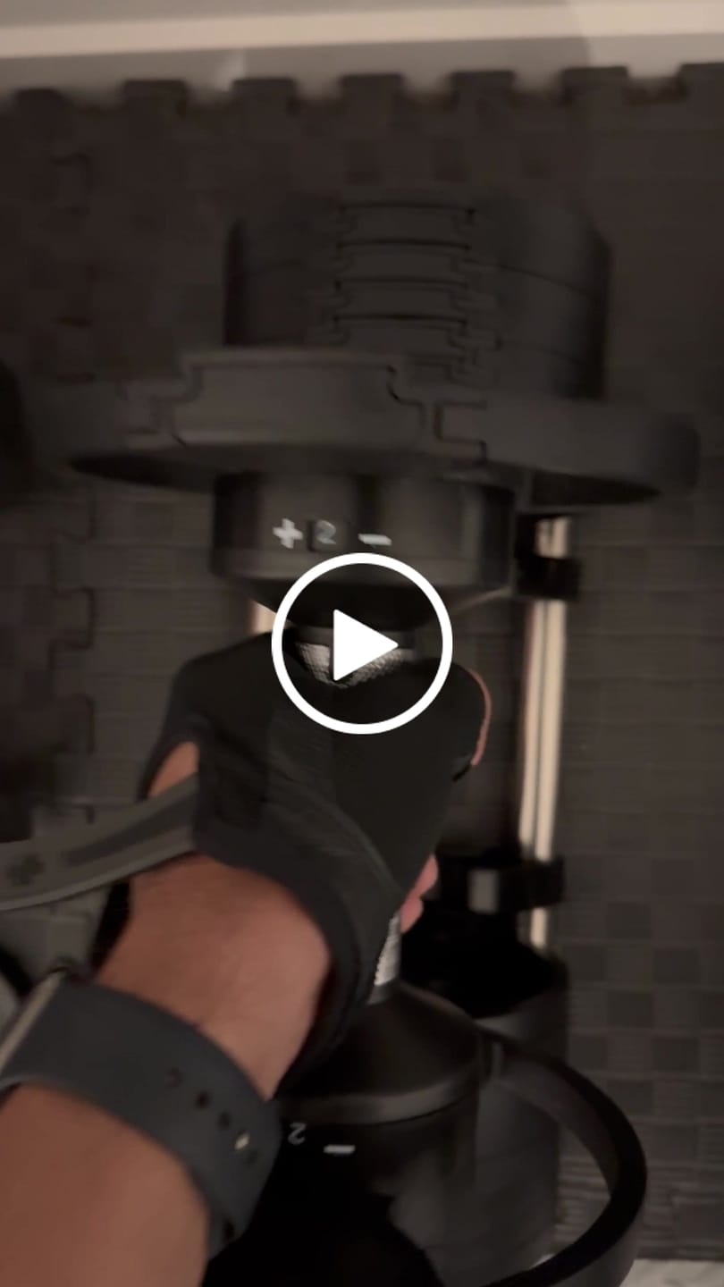 Customer video review of BRIXX Adjustable Dumbbells 32kg - Pair