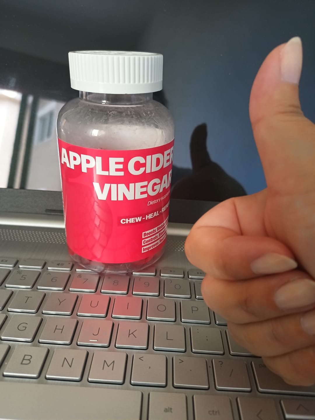 Customer photo review of Apple Cider Vinegar Gummies