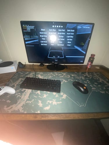 Customer photo review of Mount Fuji Green | Mousepad