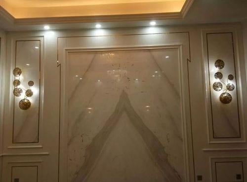 Customer photo review of Applique murale cuivre doré - Fleur de lotus