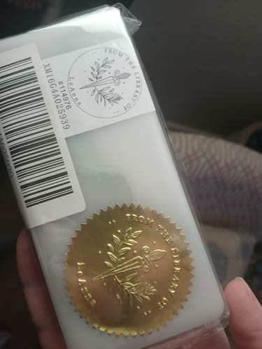 Customer photo review of Custom Book Embosser