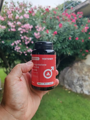 Customer photo review of TESTOWIT - Regolazione ormonale 120 cps NEW!