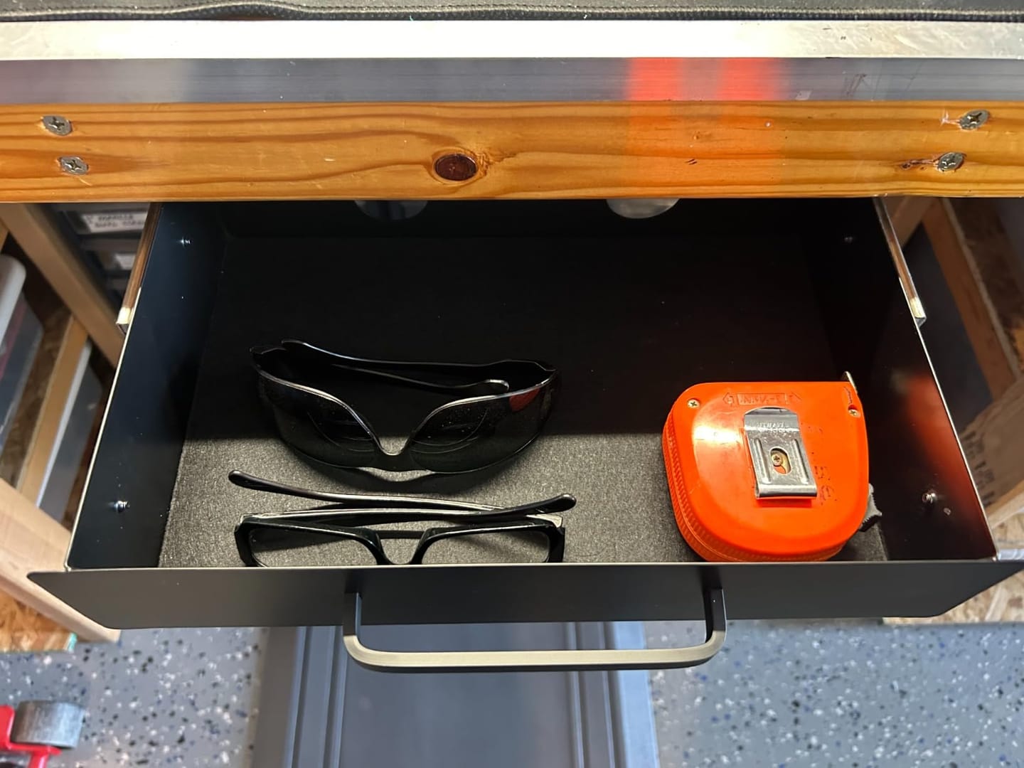 Customer photo review of Under Desk Drawer
