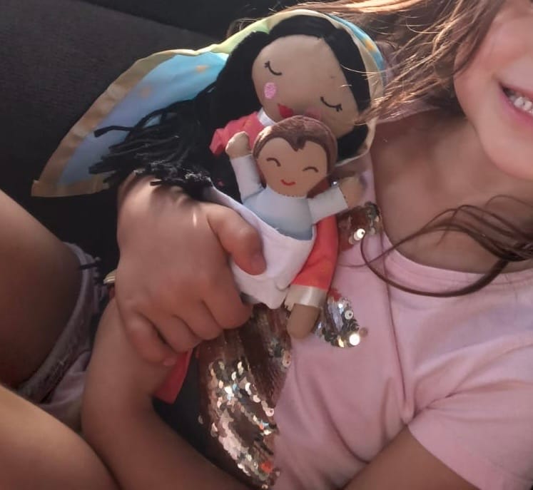 Customer photo review of Our Lady of Guadalupe Rag Doll