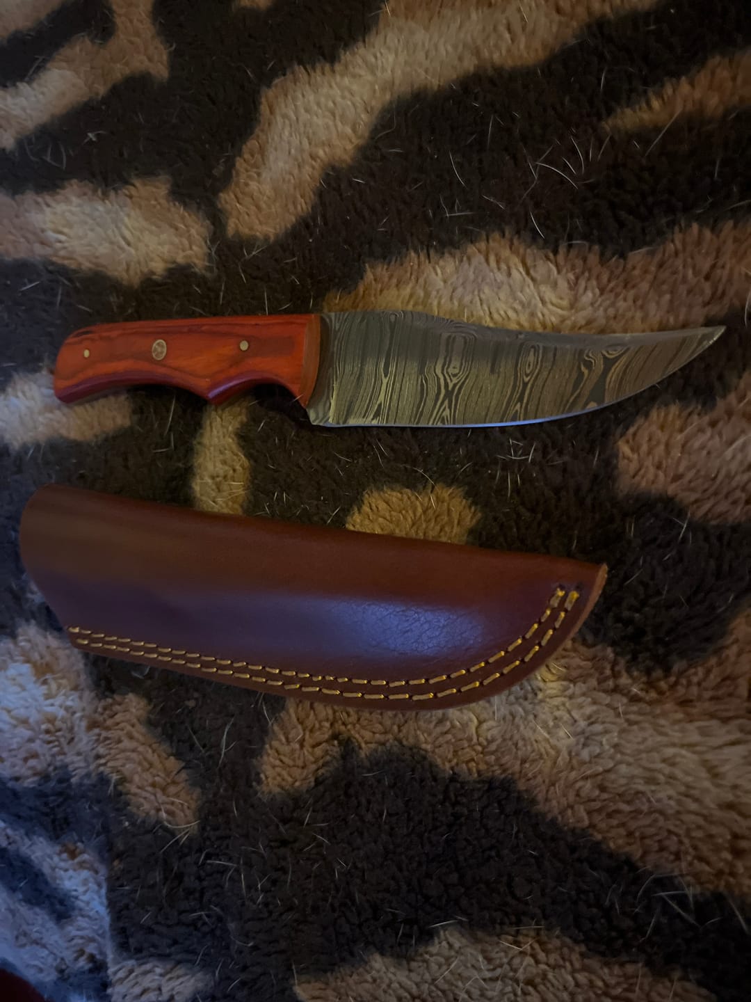 Customer photo review of Seconds Lucky Dip Damascus Knife