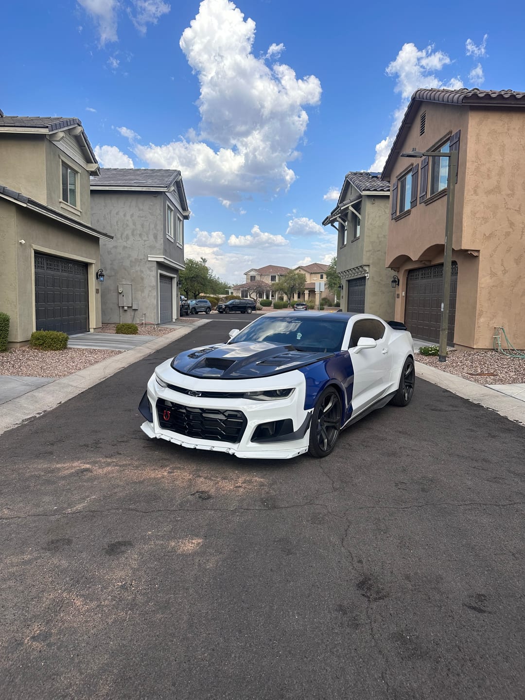 Customer photo review of Pre-Order 2016-2024 Chevy Camaro Terminator Full Carbon Fiber Hood