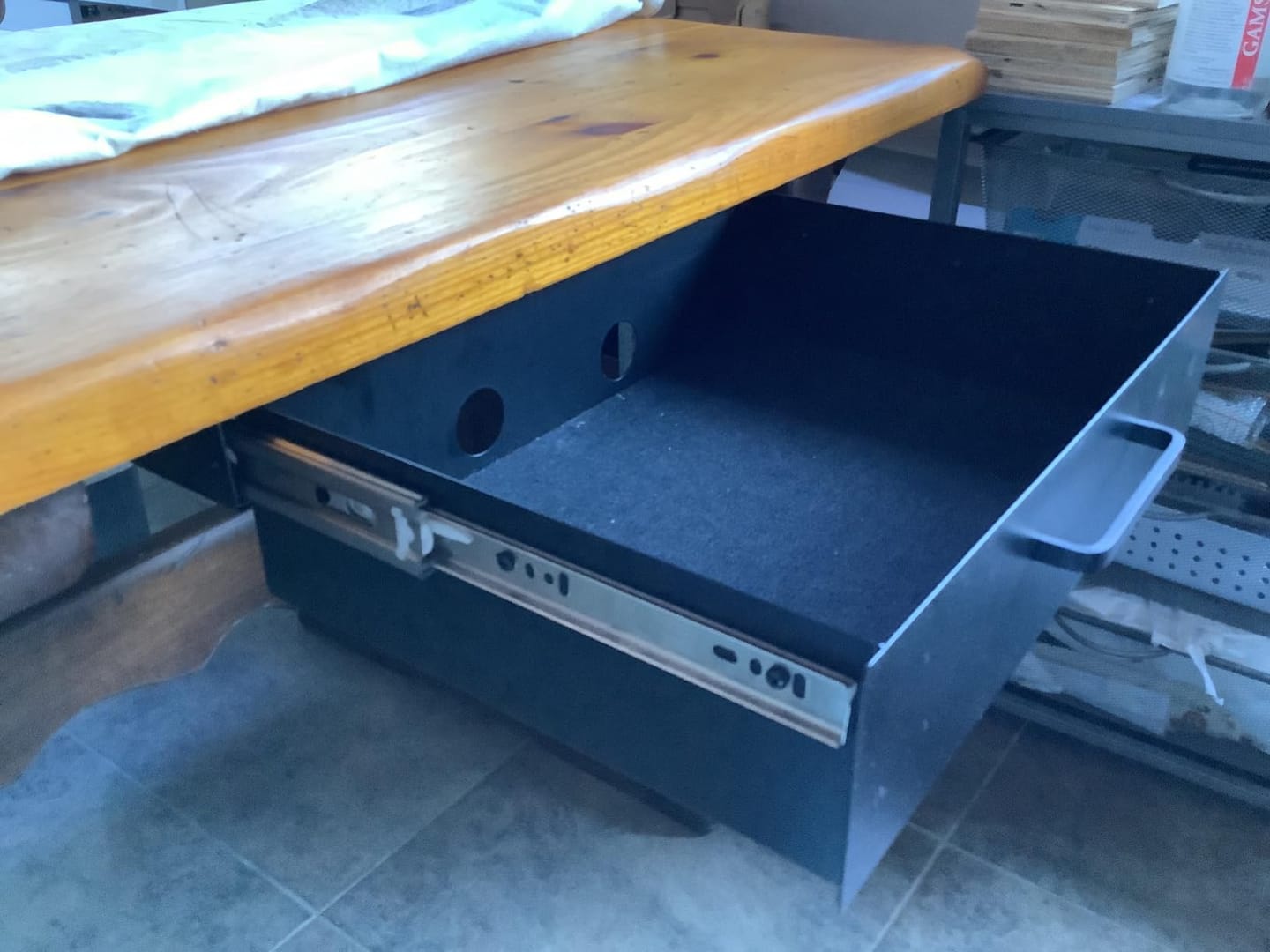 Customer photo review of Under Desk Drawer