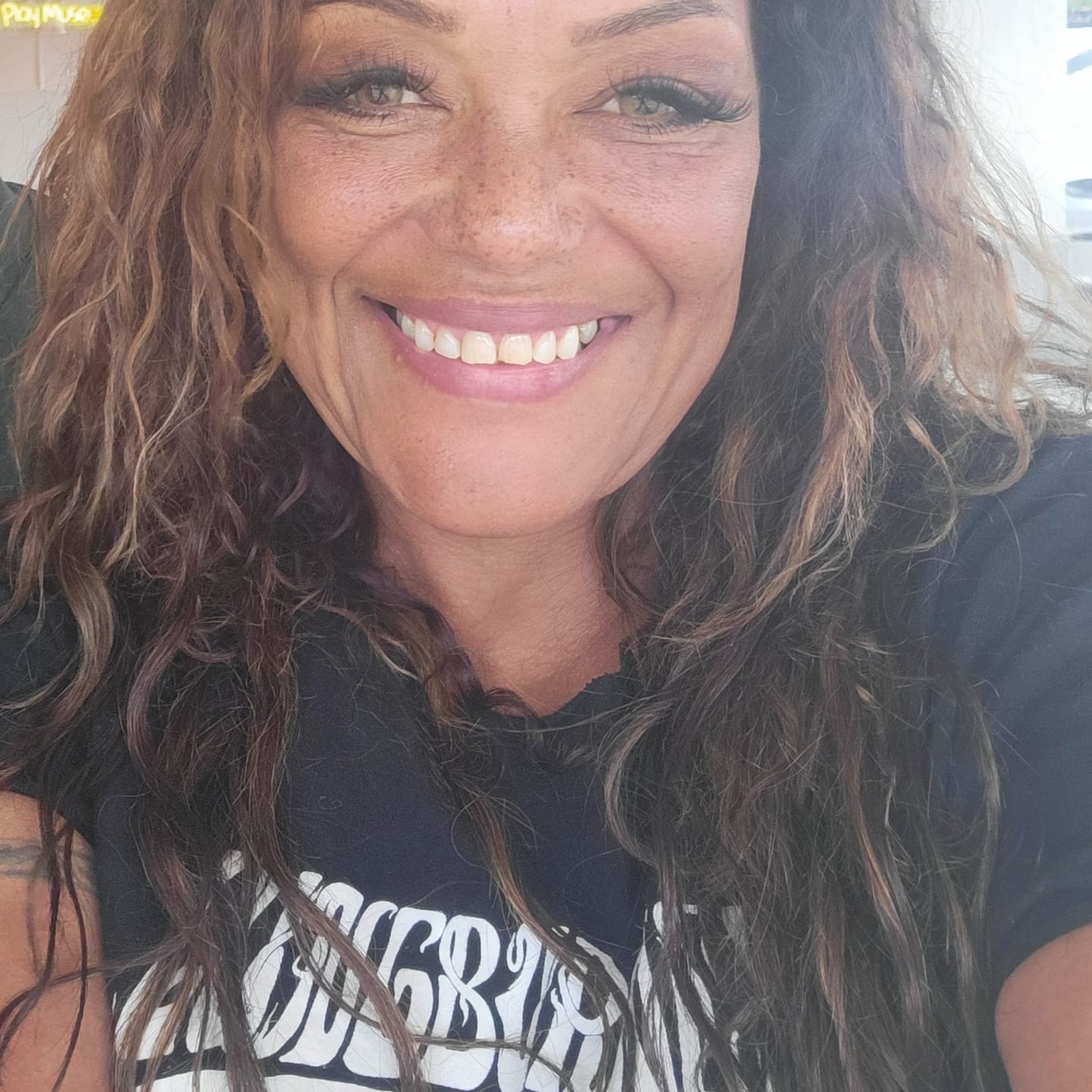 Customer photo review of Vela Dark Brown Prescription Colored Contact Lenses