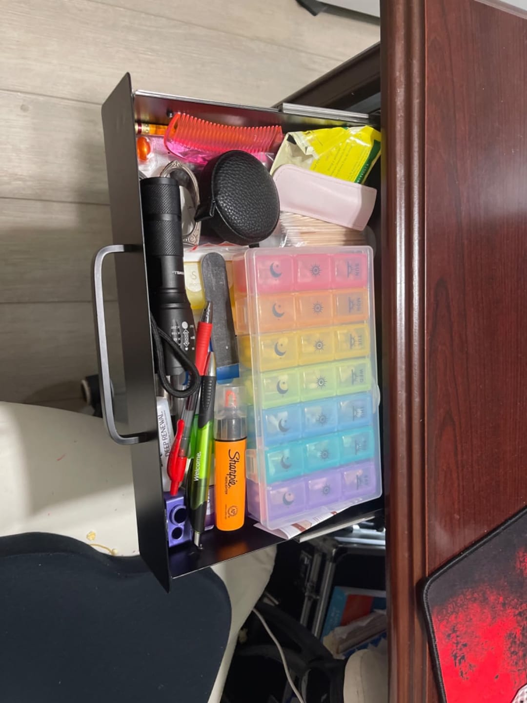 Customer photo review of Under Desk Drawer