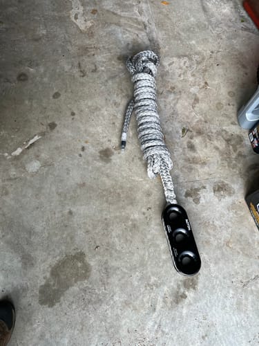 Customer photo review of 3/4" Arbo Space Dead Eye Sling with SAFEBLOC