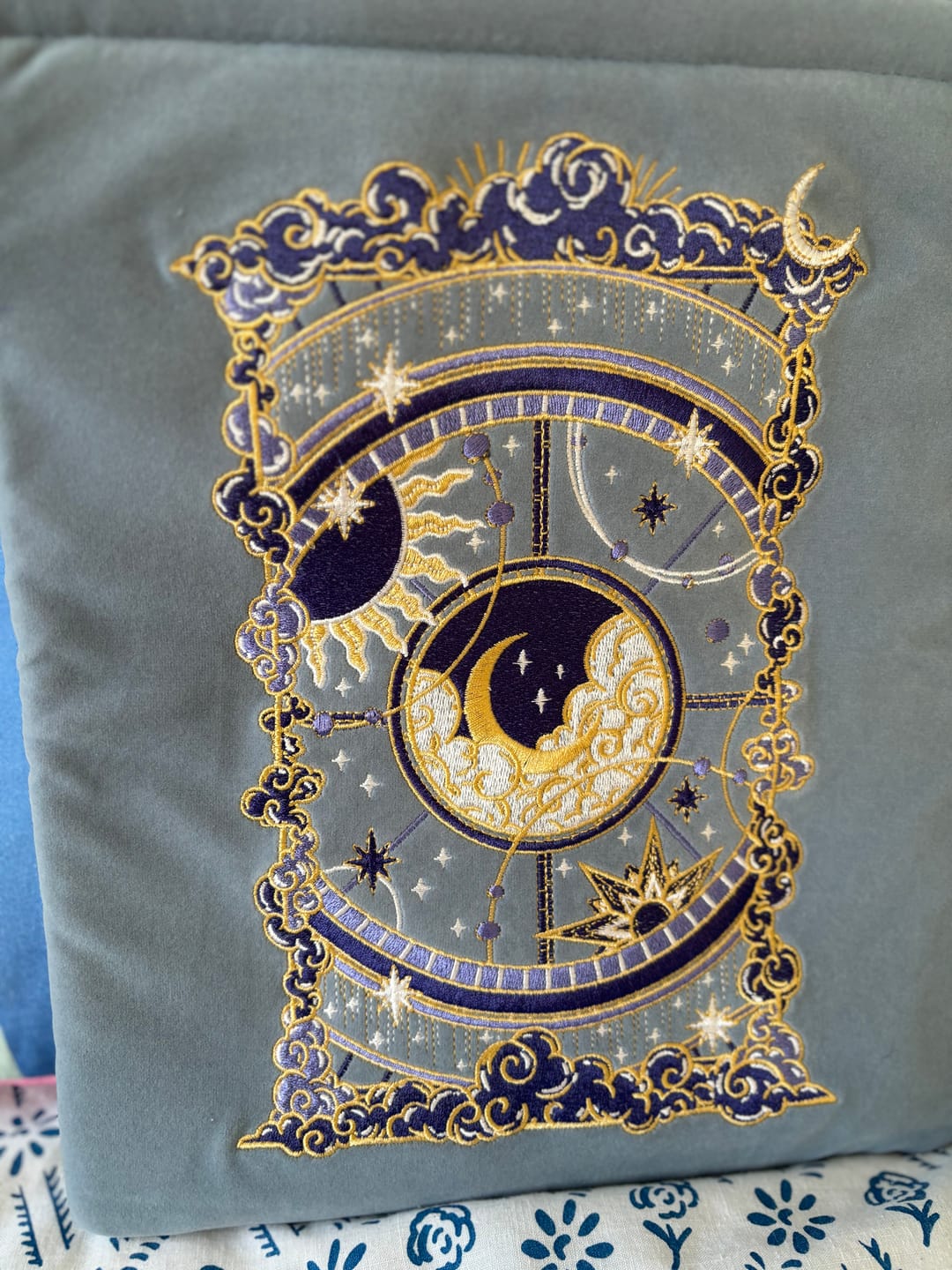 Customer photo review of Otherworldly Book & iPad Sleeve- Blue