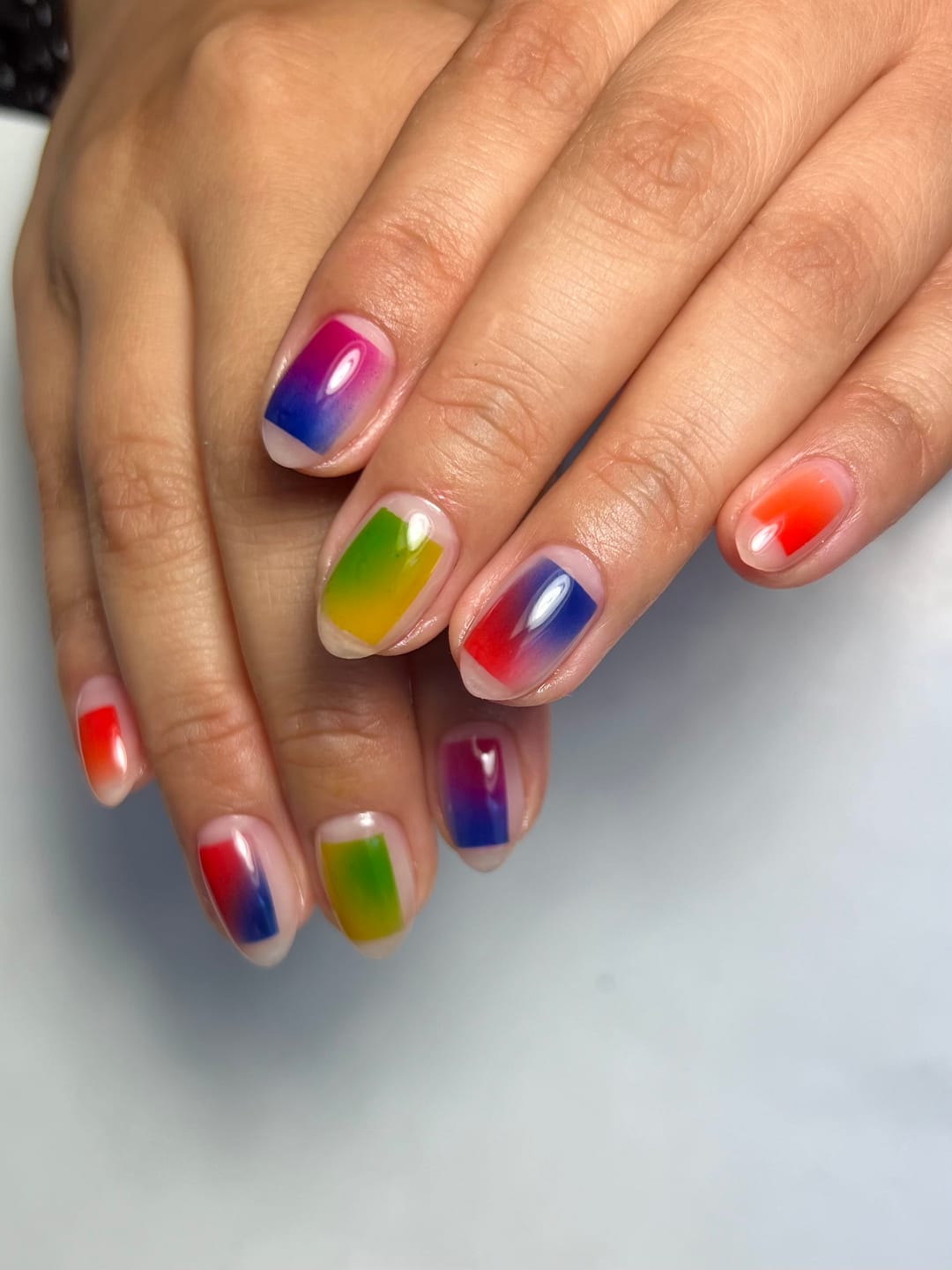 Customer photo review of OneAir Professional Airbrush Paint 20 Color Set (10 ML)