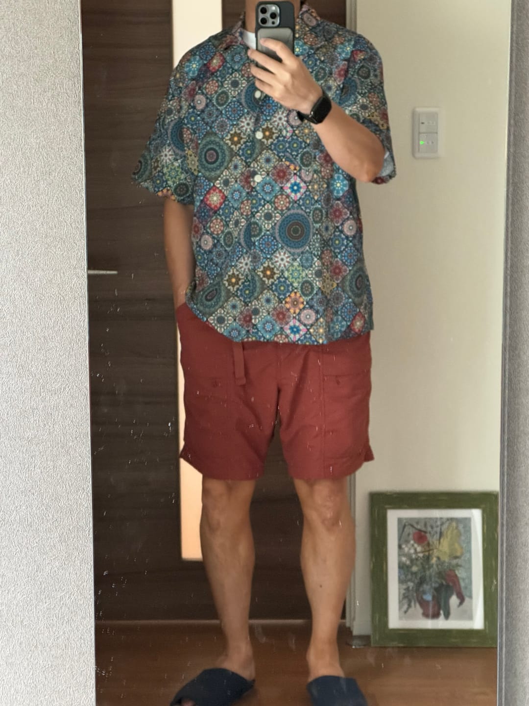 Customer photo review of HAWAII ALOHA　「夏の万華鏡」総柄アロハシャツ