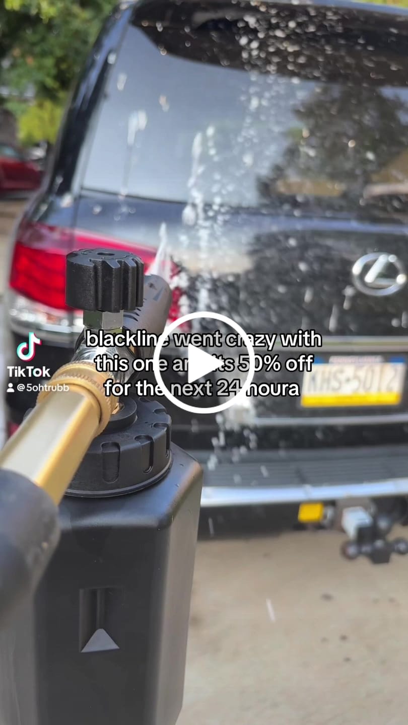 Customer video review of BLACKLINE™ FOAM CANNON 2.0
